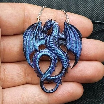 Khuôn Silicon Hình Rồng Dragon dùng trong thủ công Resin, Jesmonite, đất sét, xi măng, thạch cao....