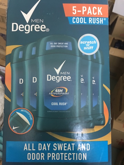 Lăn khử mùi Degree Cool Rush - Mỹ - 76g