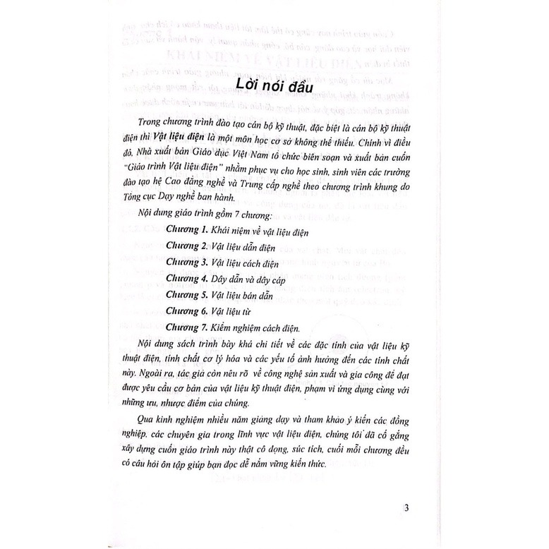 Sách - Giáo Trình Vật Liệu Điện