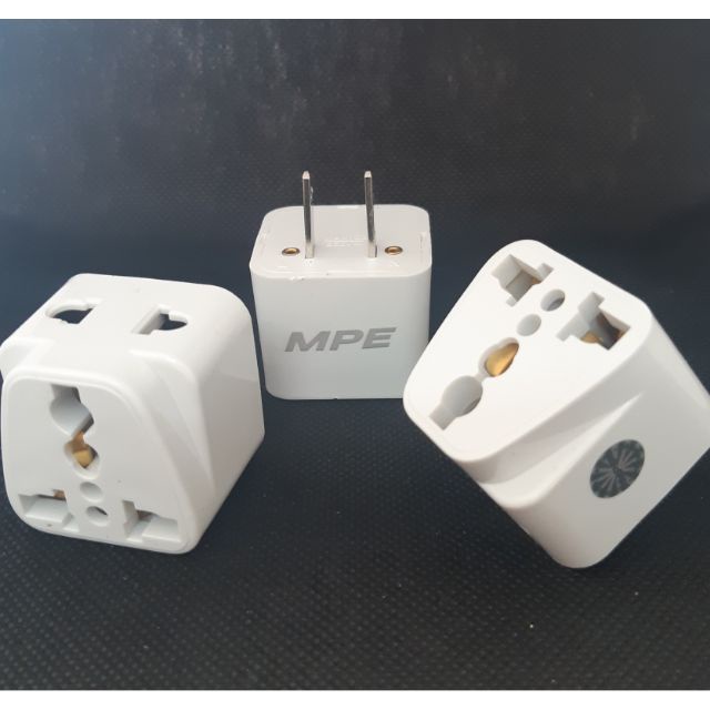 Phích cắm chuyển 3 chấu thành 2 chấu MPE