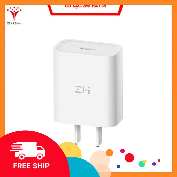 Chính Hãng Củ sạc nhanh PD Type C 20W Xiaomi ZMI HA716 - Bảo hành 6 tháng SẢN PHẨM BÁN CHẠY NHẤT