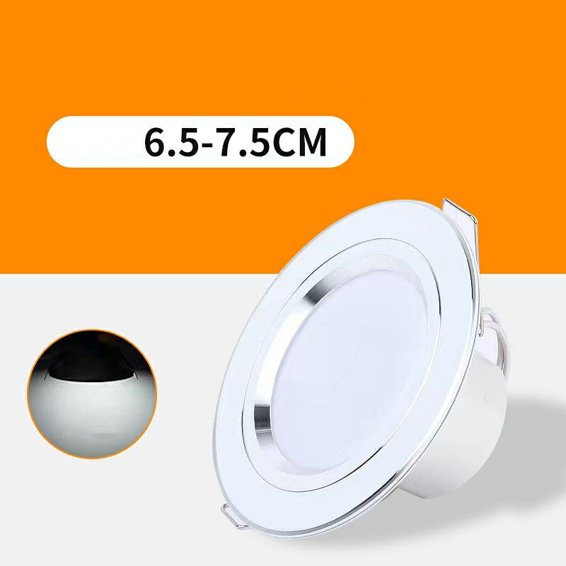 Đèn led âm trần 3W chóa nhôm CNC siêu đẹp, siêu sáng, siêu bền BẢO HÀNH 1 NĂM