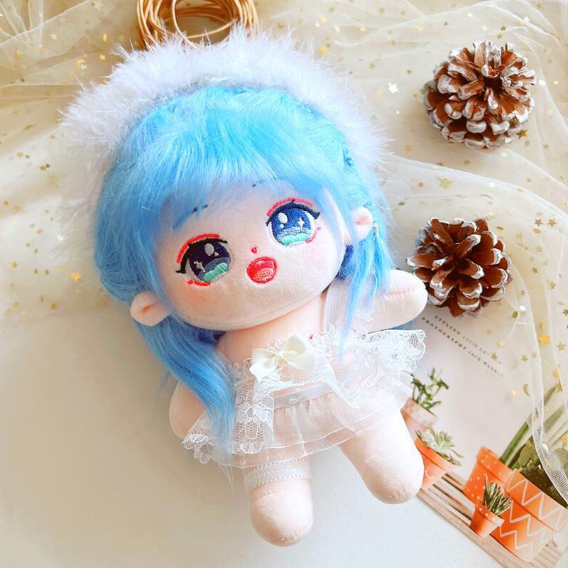 Đầm Công Chúa Phối Ren Cho Búp Bê 20cm