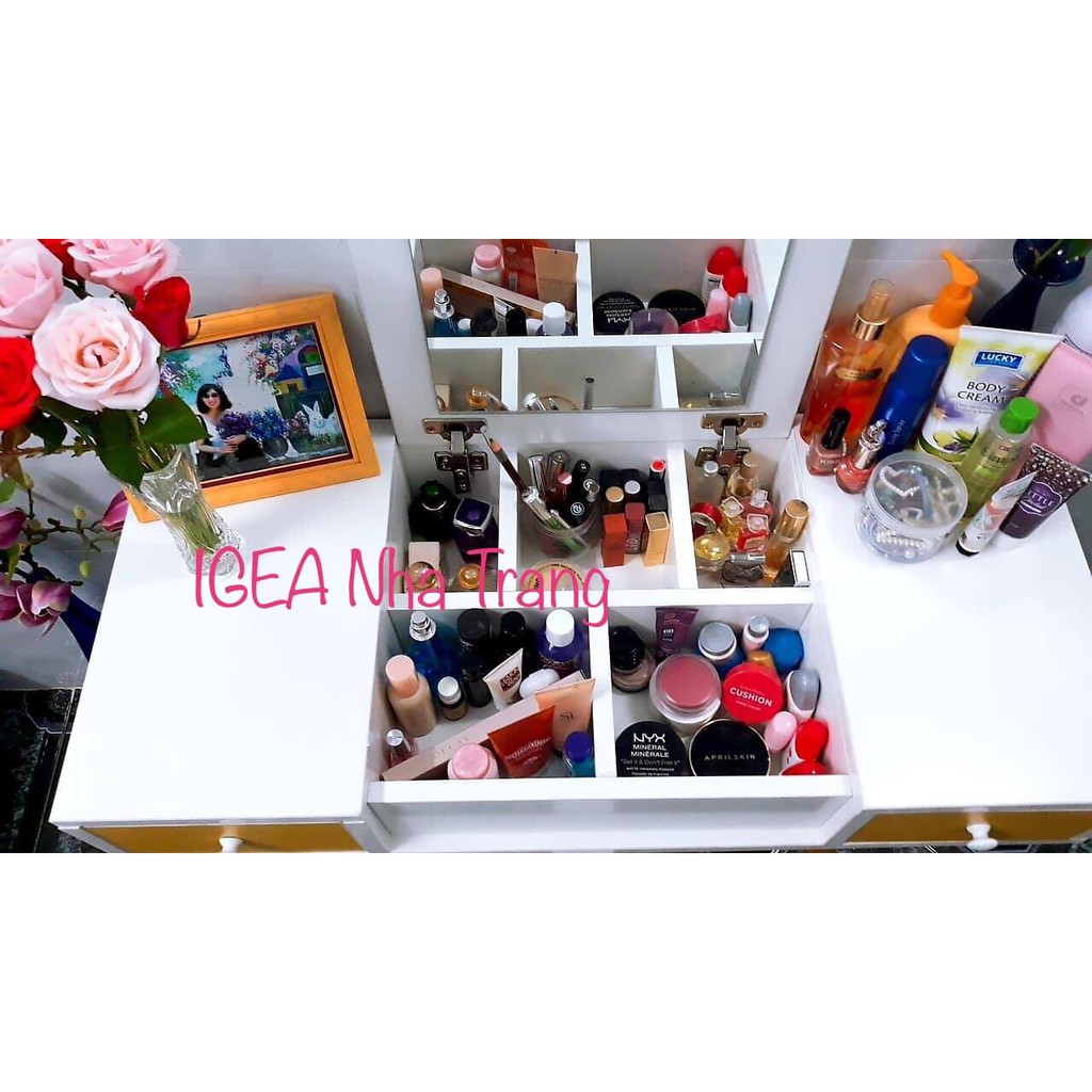 Bàn Trang Điểm Chân Cao ( không có ghế đi kèm ) BIG SALE GP43 Thương Hiệu IGEA | BigBuy360 - bigbuy360.vn