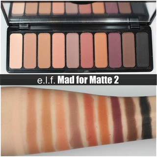 Bảng Mắt 10 ô Lì MAD FOR MATTE E.L.F 1&2
