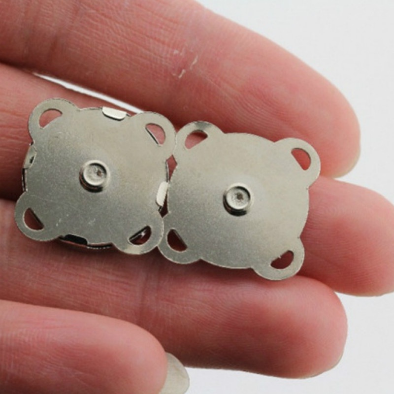 10 Nút Nam Châm Hình Hoa Mận Bằng Kim Loại Cho Túi Xách