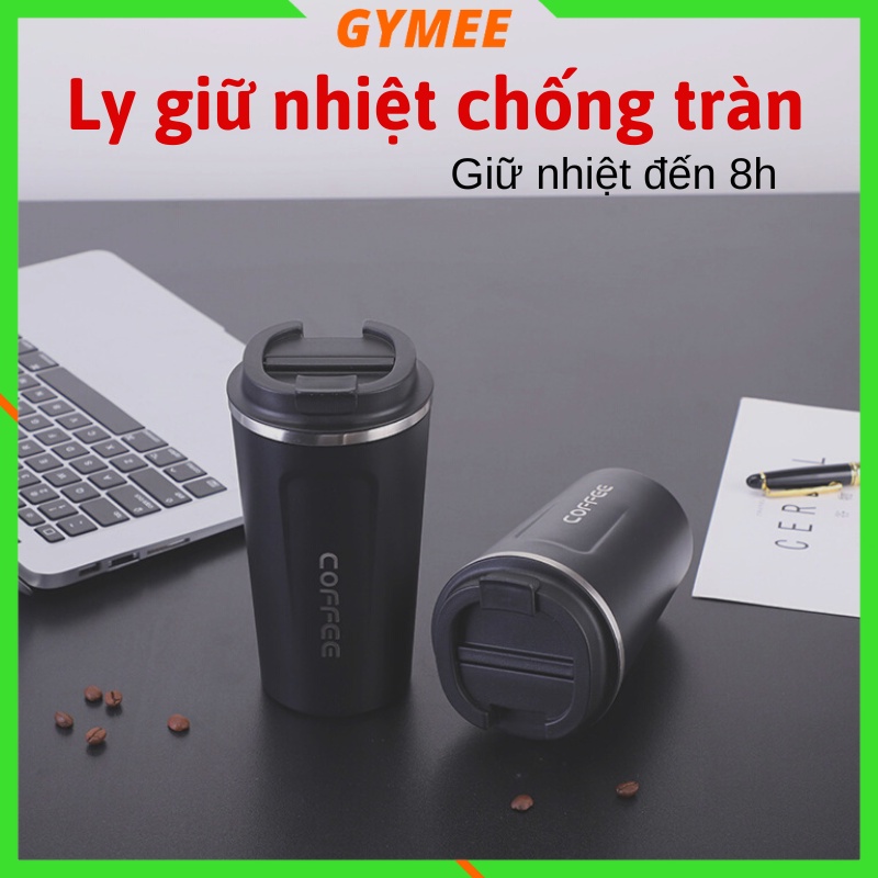 Cốc giữ nhiệt inox 304 cầm tay Ly giữ nhiệt coffee nóng lạnh cao cấp dung tích 510ml pha cà phê giữ nhiệt 8 giờ