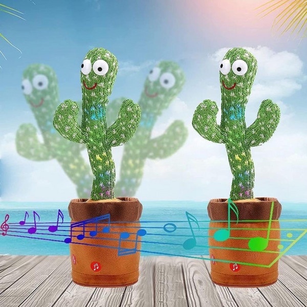 Cây xương rồng nhảy múa loại 120 bài nhại tiếng pin sạc phiên bản nâng cấp mới