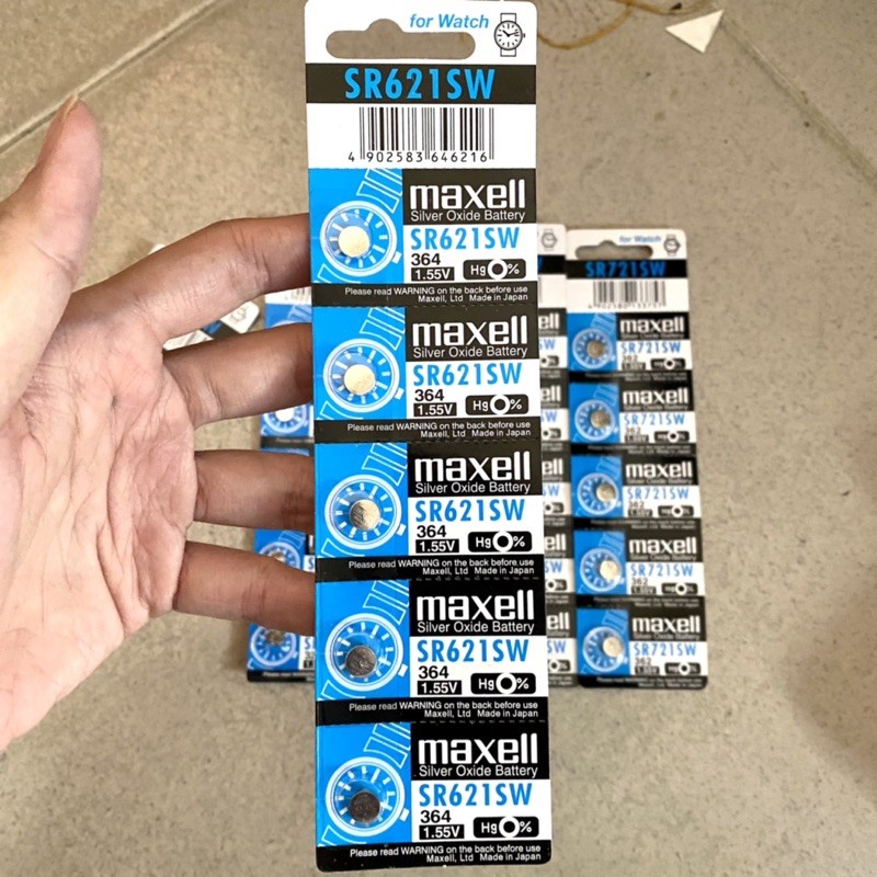 Pin đồng hồ Maxell SR626/SR621/SR616/SR920/SR721 thay pin đồng hồ đeo tay - TOP WATCH