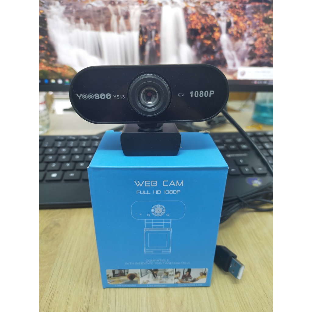 [Freeship] Webcam Máy Tính Có Mic FHD 1080P, Hỗ Trợ Học Online, Họp Trực Tuyến, Gọi Video Hình Ảnh Siêu Nét