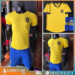 Áo đá bóng Tuyển Thụy Điển 2021 - Đồ đá banh