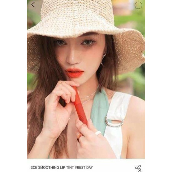 Son 3ce smoothing lip tint chuẩn auth