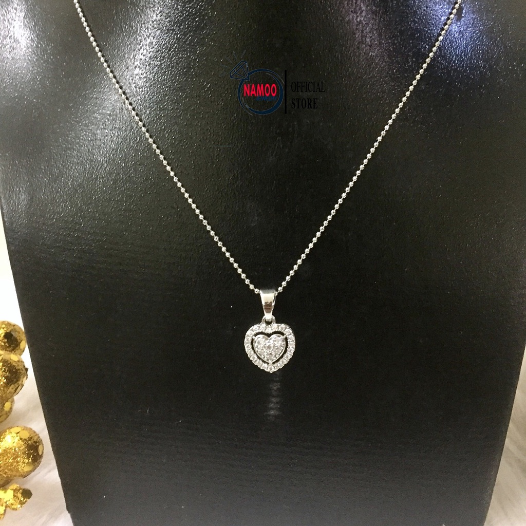 Dây Chuyền Bạc V811 Hình trái tim Nữ