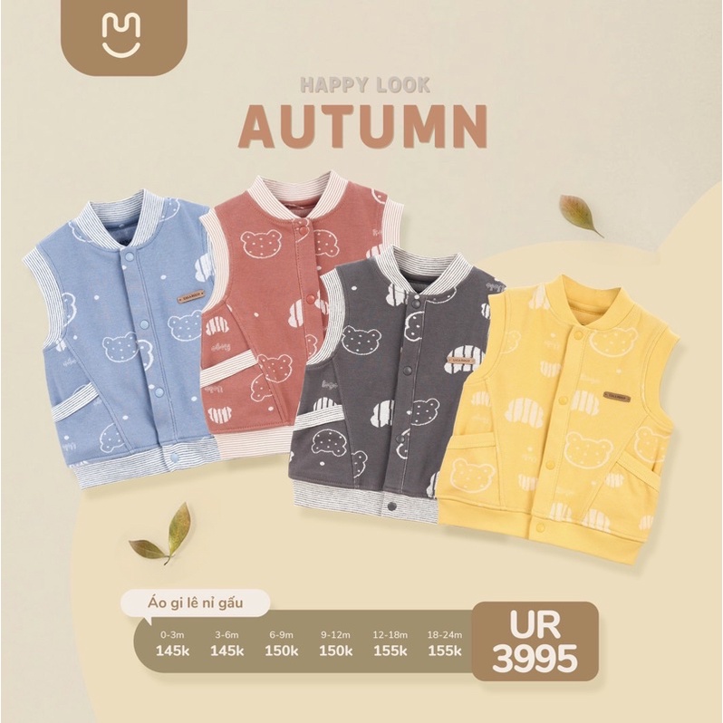 Uala rogo - Áo Gile Nỉ Gấu UR3995