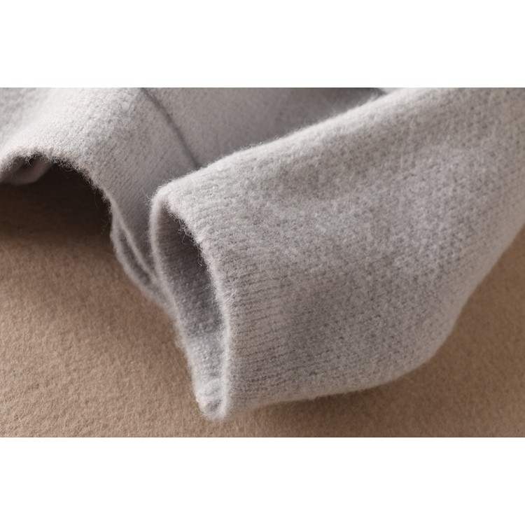 Áo khoác cardigan len cổ tròn 2 túi nắp xuất Pháp (có sẵn) | BigBuy360 - bigbuy360.vn