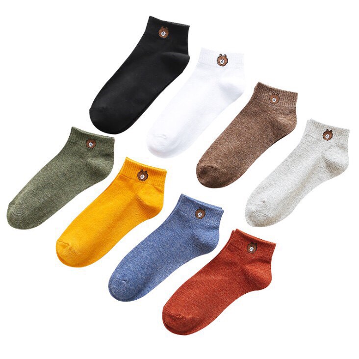 Tất Gấu 1 Set 10 Đôi Đủ Màu Loại 1 - CuTe