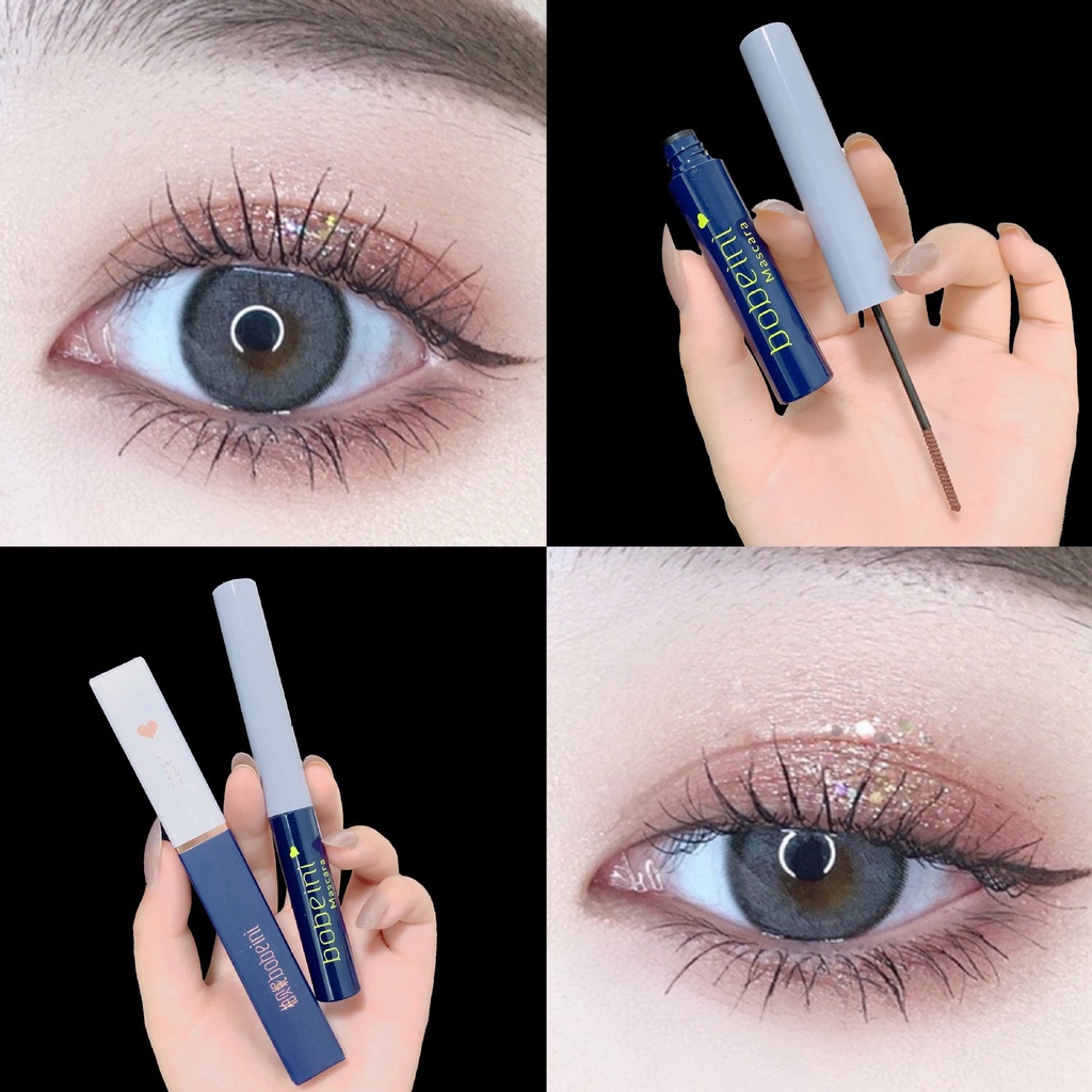 Mascara Màu Đen Kháng Nước Chống Mồ Hôi Đầu Cọ Nhỏ Tiện Dụng Cho Người Mới Bắt Đầu