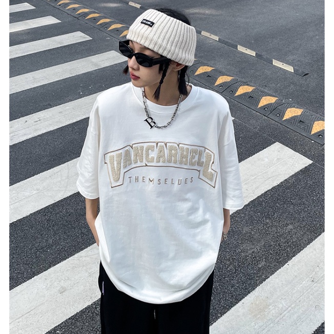 Áo Thun Tay Ngắn Dáng Rộng In Hình Thời Trang Dành Cho Nữ