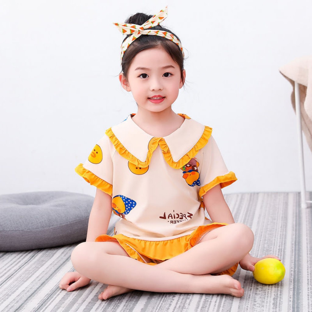 Đồ bộ dễ thương xinh xắn cho bé gái Cotton mềm mại và thoải mái dạo phố mặc nhà