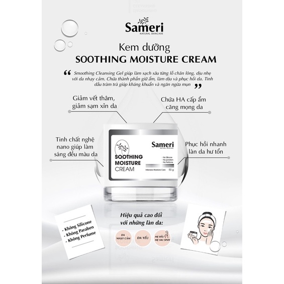 Kem dưỡng ẩm chống lão hoá, mờ nám , tàn nhang Sameri [Sam Natural]