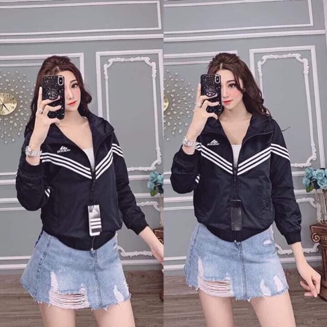 Áo khoác dù nam nữ add ngoại phối 3 sọc cực đẹp - ảnh thật ở cuối | BigBuy360 - bigbuy360.vn