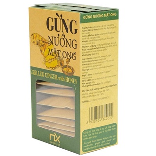 Gừng Nướng Mật Ong Ginger Honey Nam Xanh 80g (14 gói)