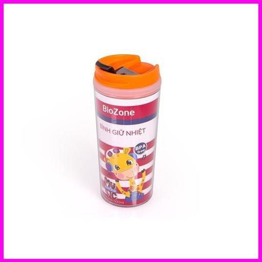 BÌNH GIỮ NHIỆT BIOZONE 500ML KB-WA500PO NẮP MÀU CAM 💘 CHÍNH HÃNG 💘