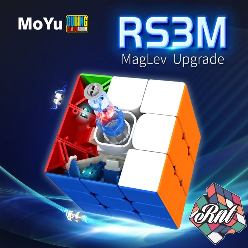 Rubik RS3M 2021 Maglev Nam Châm từ trường chính hãng Moyu Rs3 M 2021 rubik nha trang