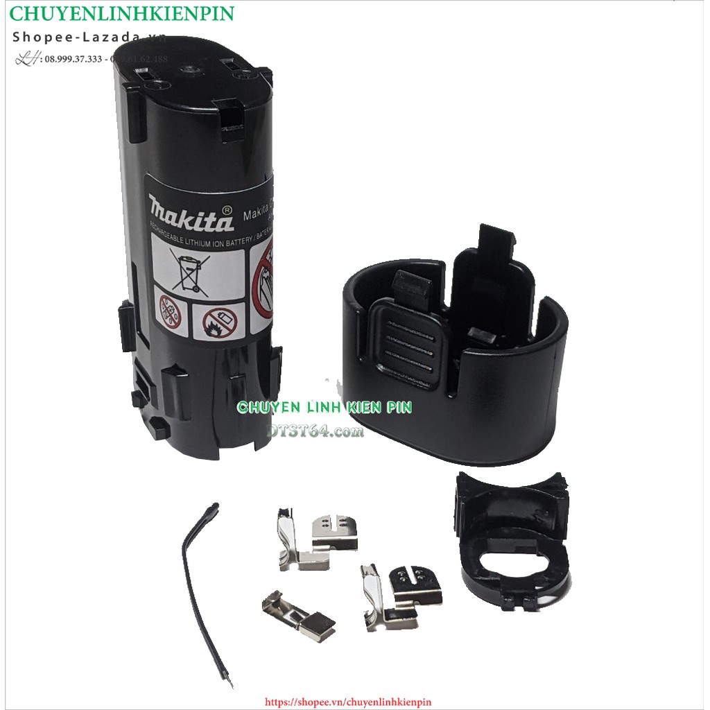 Vỏ pin Makita BL7010 7.2v Li-ion, nhận sạc zin makita ( BL64_234 )