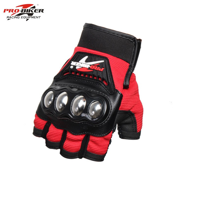 GĂNG TAY THỂ THAO PROBIKER &amp; SPORTS HỞ NGÓN GÙ INOX