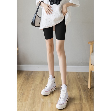 Quần legging bầu ngố, quần bầu trên gối chất bozip co dãn tốt
