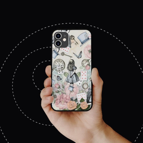 Ốp lưng iphone SAMSUNG hình tiny girl collage art pop art chống sốc cứng  cho các dòng iPhone PAP20210729