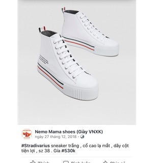 Thanh lý giày stra trắng sz 36-authentic