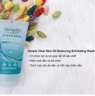 Sữa rửa mặt Simple Gel