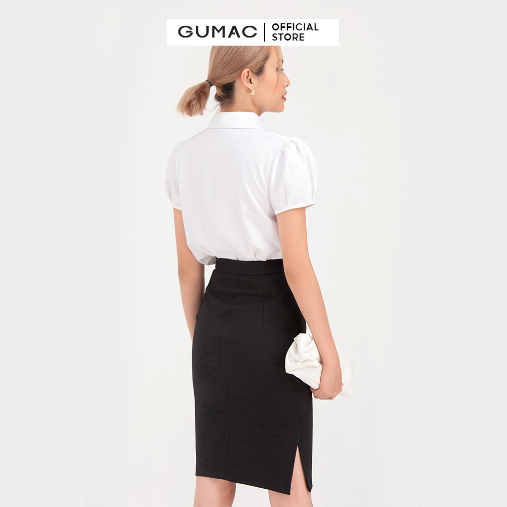 Chân váy bút chì 3 nút GUMAC VB794 | BigBuy360 - bigbuy360.vn
