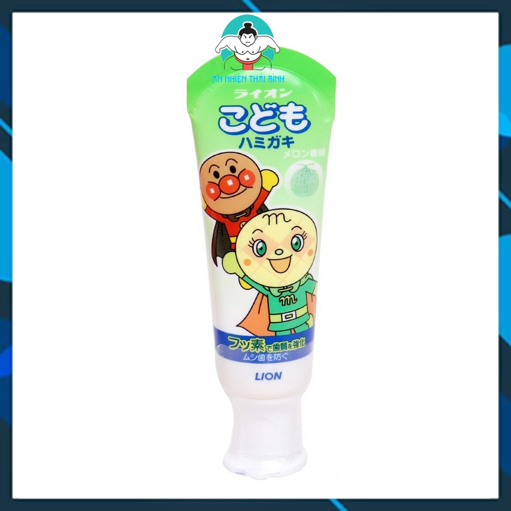 Kem đánh răng trẻ em Lion nhật bản 40g