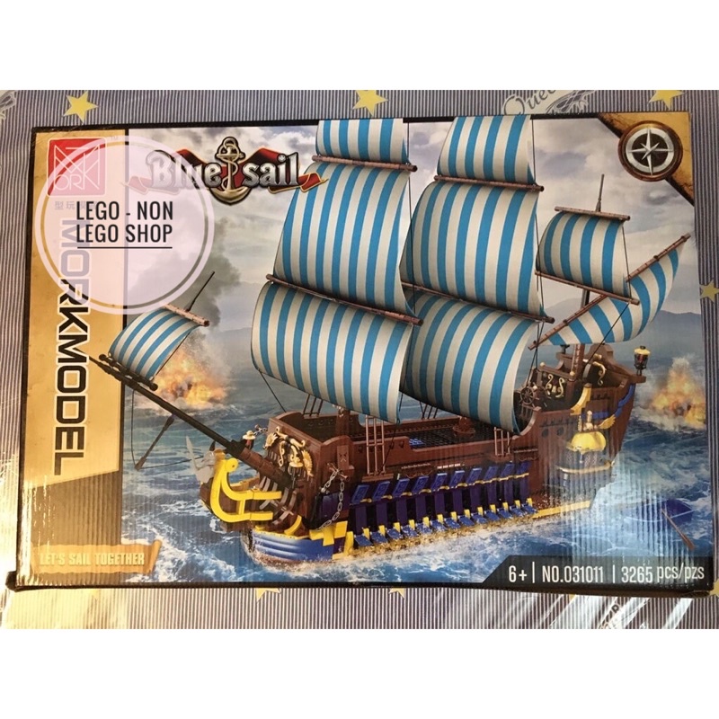 Xếp Hình Tàu Hoàng Gia Blue Sail Mork 031001