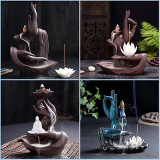 (Chuyên sỉ) Thác khói Trầm Hương Bàn Tay Phật Cao Cấp