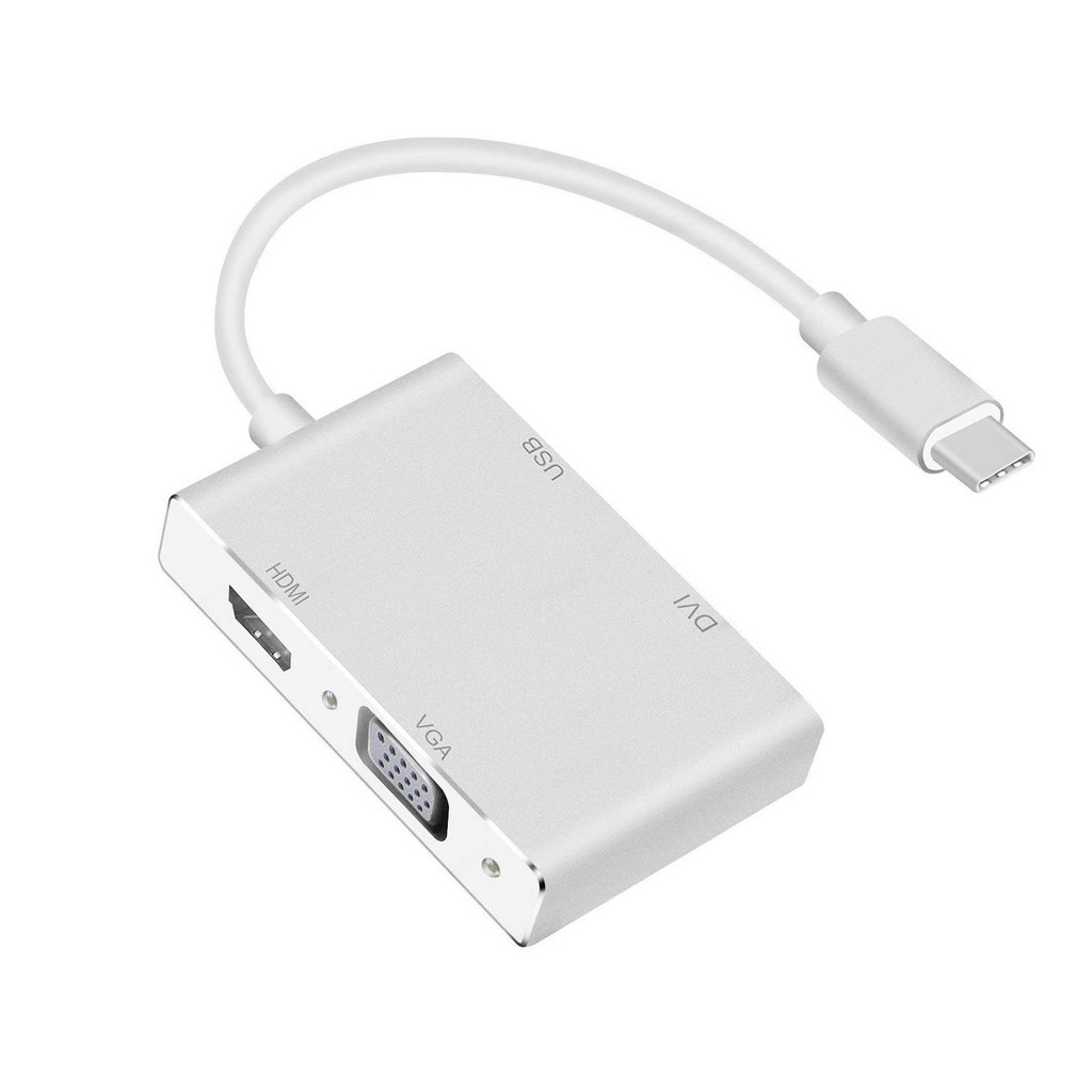 Cáp Chuyển Type-C ra HDMI, VGA, DVI, USB 3.0