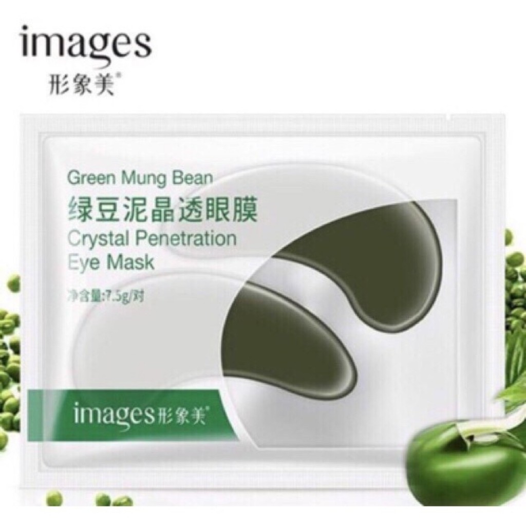 Mặt Nạ Dưỡng Mắt Collagen Images NM1 – Mặt Nạ Cấp Ẩm Cao Cấp 004 - Green Commestic