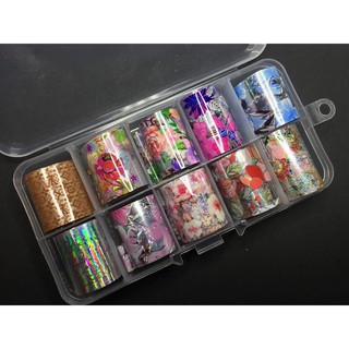 [Siêu Sale] Foil dán móng trang trí nail