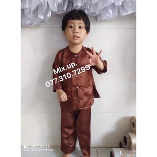 bộ bà ba bé trai bé gái ( đủ size- đủ màu- chất lụa siêu mát)