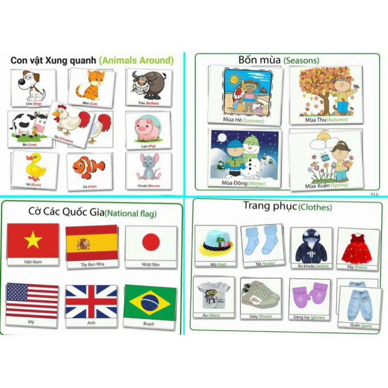 [MATCHING BOOK] HỌC LIỆU DÍNH DÁN 18 CHỦ ĐỀ CHUYÊN SÂU MONTESSORI CHO BÉ TỪ 0-3 TUỔI