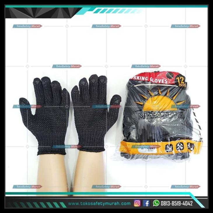 Găng Tay Chấm Bi Đen Cơ Bản Mã 1072