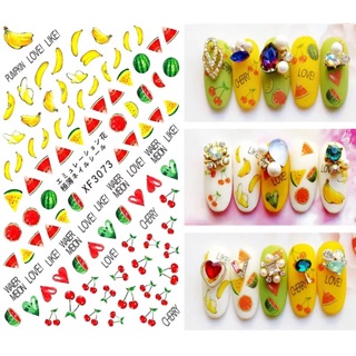 Sticker trái cây bốn mùa