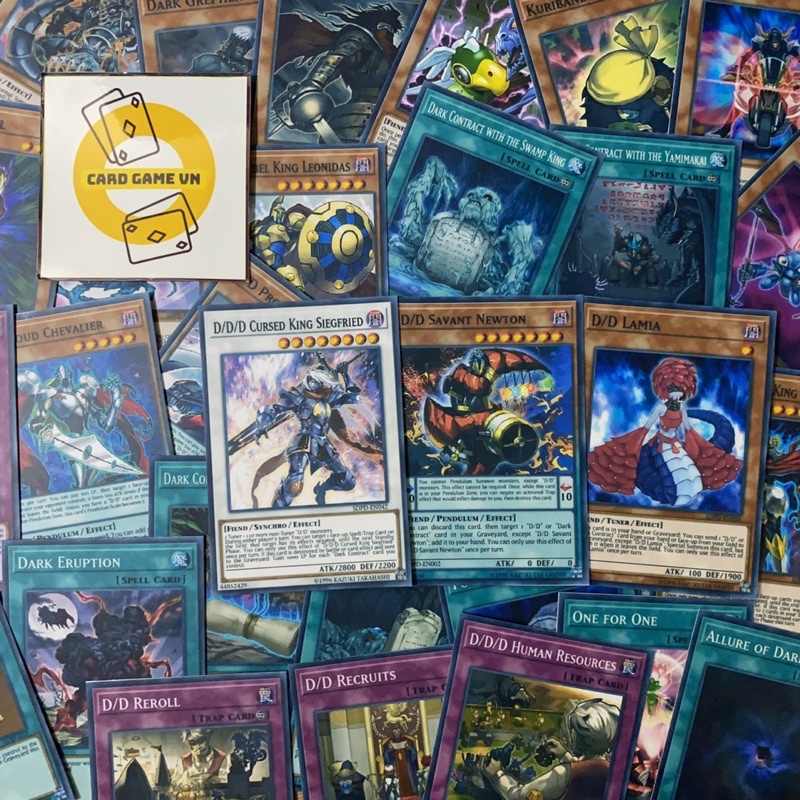 Bài YuGiOh - Hộp Thẻ Bài FullBox - Bộ 45 lá bài Structure Deck Pendulum Domination - D/D/D Deck - Card Game VN