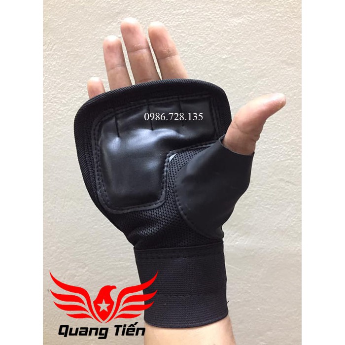 Găng tay tập tạ gym sport 1 vòng cổ tay QT21