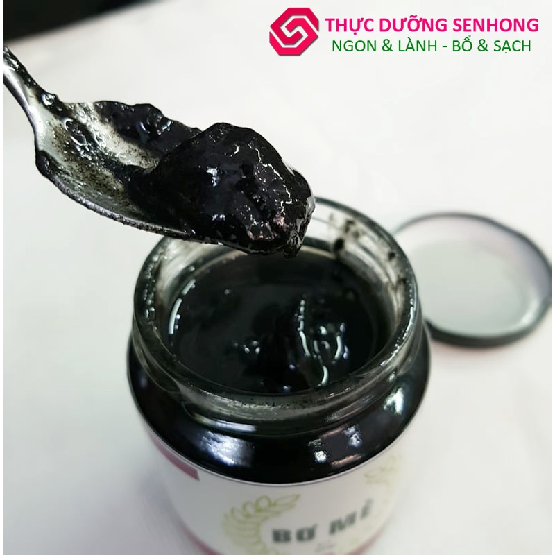 Bơ mè đen mè đen nguyên chất, không đường, không gia vị, không chất bảo quản.