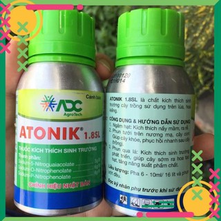 Kích thích sinh trưởng atonik 1.8sl - nảy mầm, ra rễ cây trồng atonik lọ 100ml