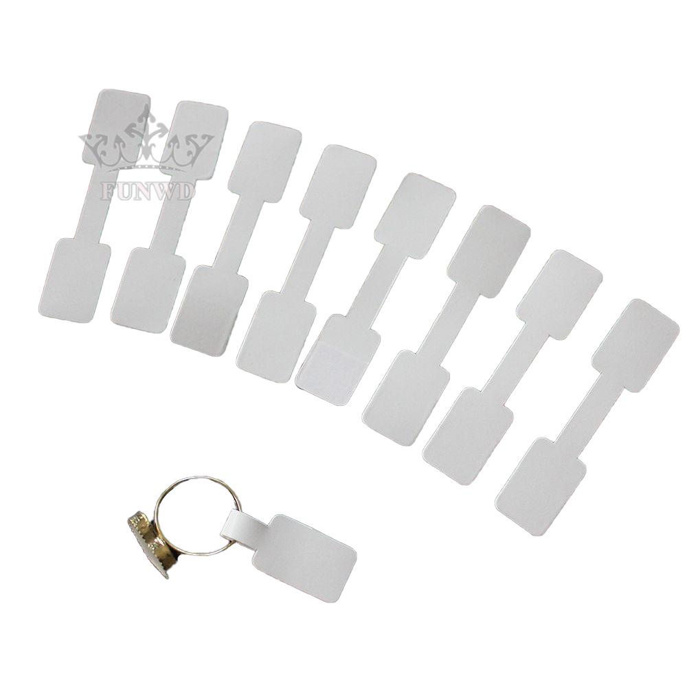【FUNWD】Merchandise Jewelry Price Tag White Square Sticker Style Label 1000 Pcs
